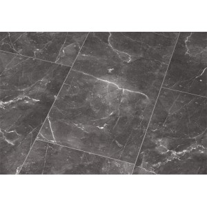 Jangal Laminat 8 mm Marmor Grau: Laminatboden in Steinoptik, graue Marmorierung mit weißen Adern.