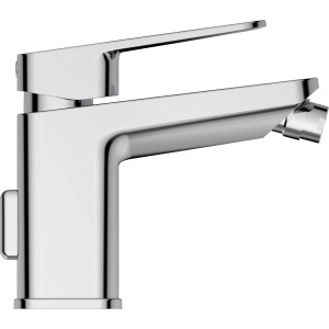 Ideal Standard Tonic II Bidetarmatur in Chrom: Moderne Armatur mit Hebel und Bidetbrause für das Badezimmer.