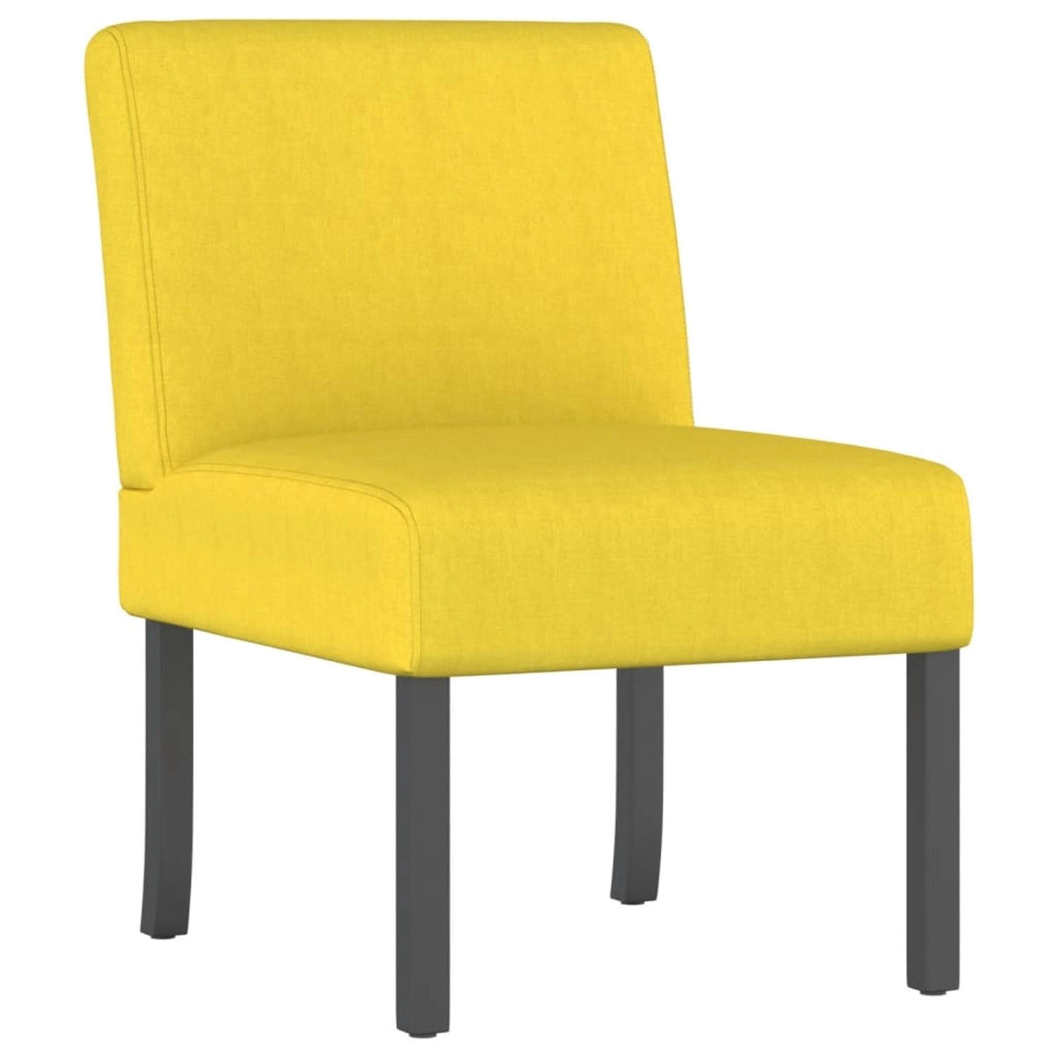 vidaXL Polsterstuhl Hellgelb Stoff 352460 günstig online kaufen