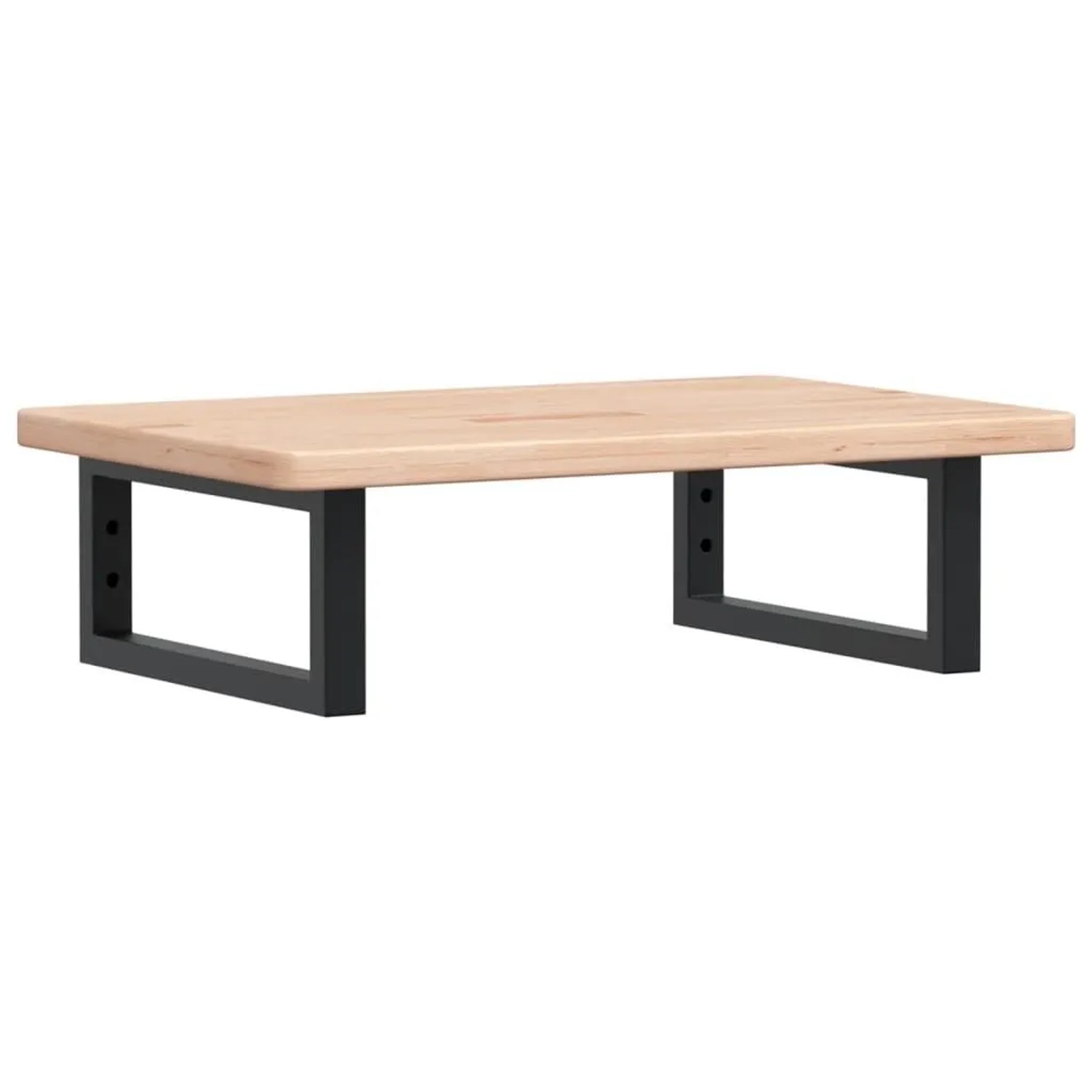 vidaXL Waschtischplatte mit Halterung Stahl und Massivholz Eiche 3302333 günstig online kaufen