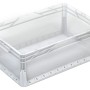 Transparente Eurobox-System Box (40x60x22cm) mit Vollwand zur Aufbewahrung.