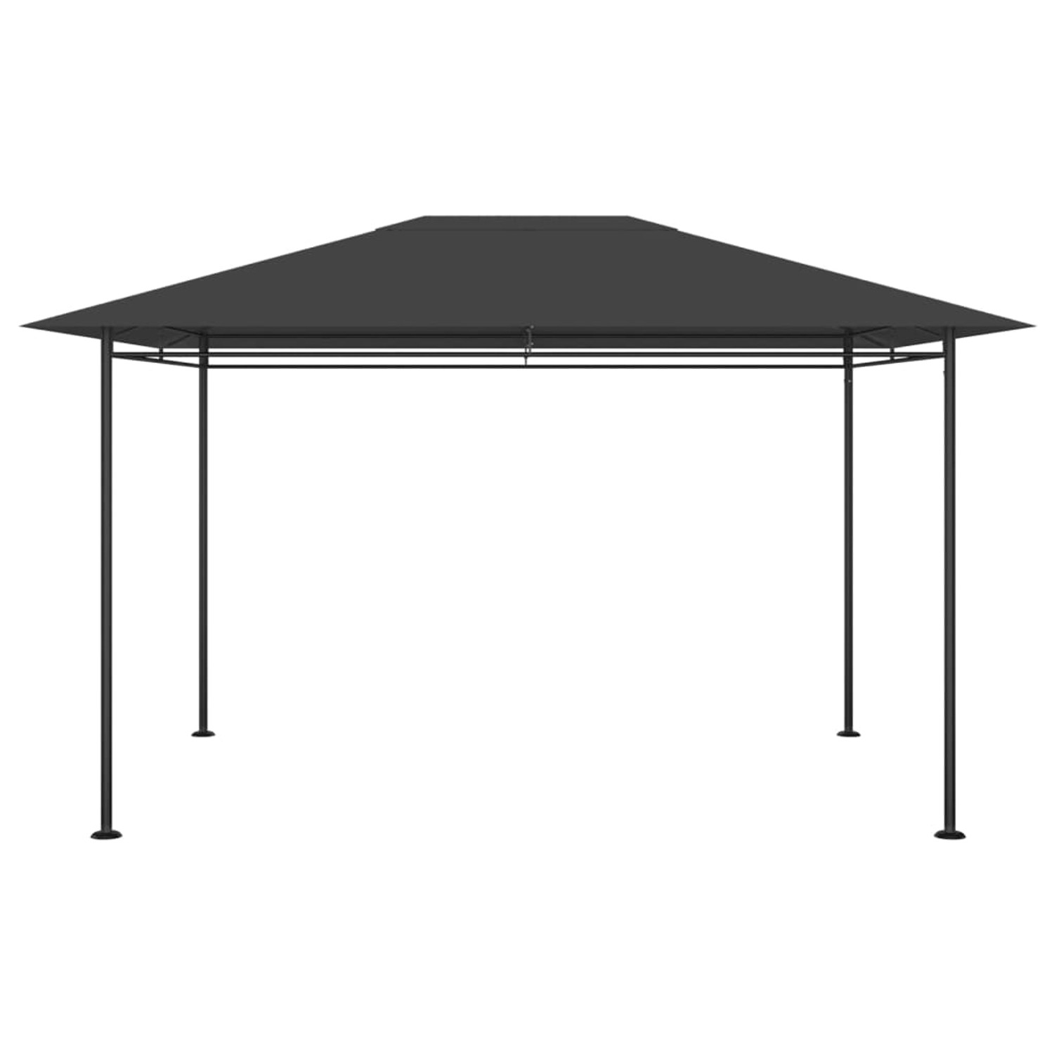 vidaXL Pavillon 384x281x270 cm Anthrazit 180 g/m2