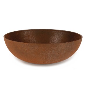 Hellgrau marmorierte Pflanzschale (37x10,5 cm) für den Außenbereich von matches21 HOME&HOBBY.