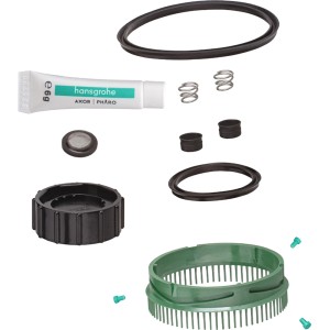 Hansgrohe Service Set für Aktiva Handbrause: Dichtungen, Federn, Schrauben und mehr.