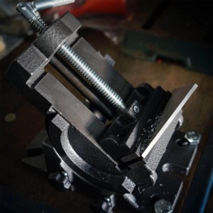 Wiltec Präzisions-Maschinenschraubstock 100Mm 90° Schraubstock Werkbank Zwinge