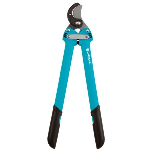 Gardena Comfort Astschere 500 Amboss, blau-schwarz, für Äste bis 35mm Durchmesser.