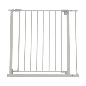 Relaxdays Treppenschutzgitter Eisen Kunststoff Grau Klemmbar 82 bis 87 cm 3,3 kg