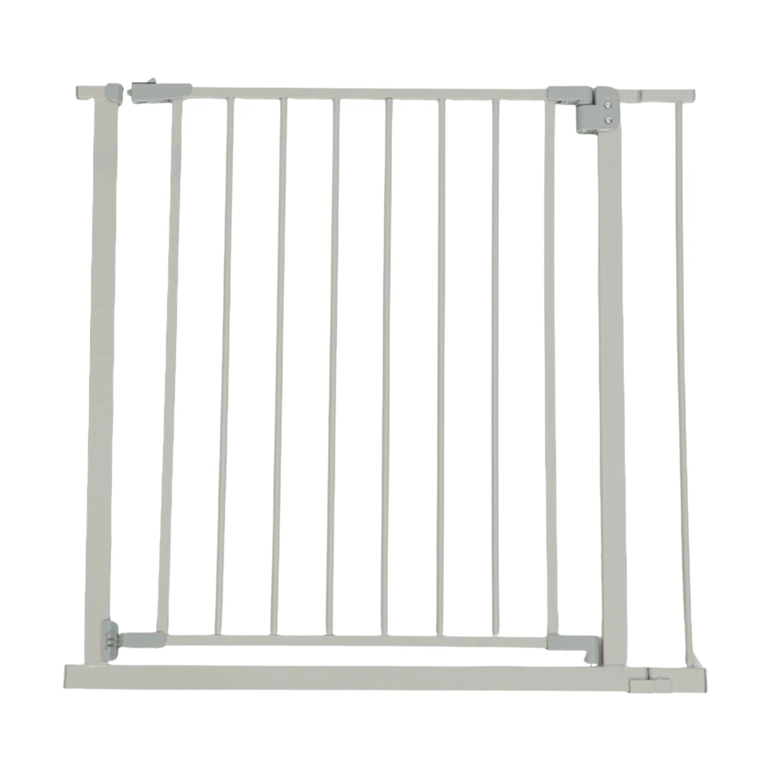 Relaxdays Treppenschutzgitter Eisen Kunststoff Grau Klemmbar 82 bis 87 cm 3,3 kg