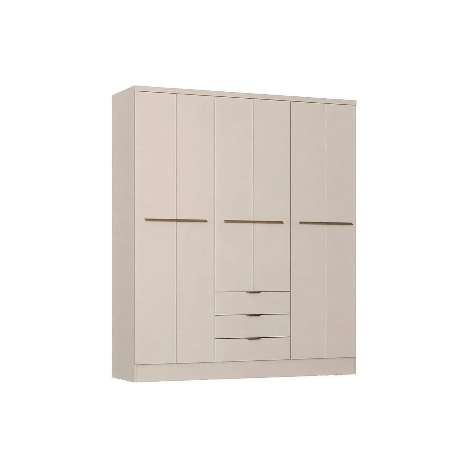 Vente-unique Kleiderschrank Peroli Beige 180 cm