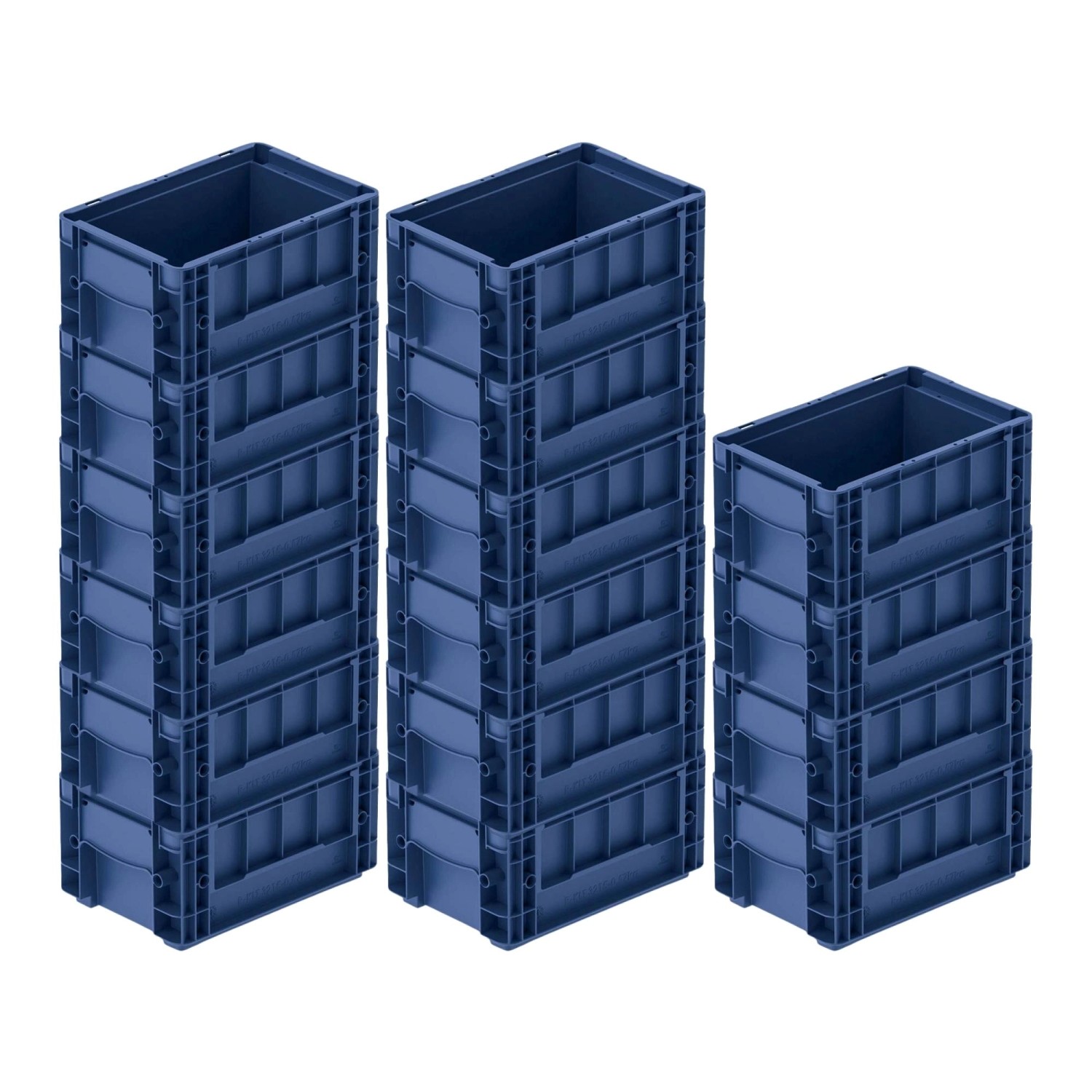 SuperSparSet 16 x VDA KLT Kleinladungsträger Mit Verbundboden HxBxT 14,7 x 20 x 30 cm 5,3 Liter KLT Transportbox Transpo...