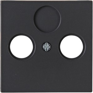 Kopp Antennenabdeckung 2-fach Athenis Anthrazit für Antennendosen.