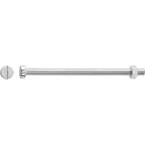 Gewindeschraube Zylinderkopf DIN 84 M5 x 80 mm Stahl 4 Stück