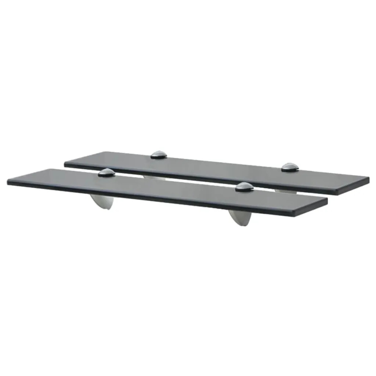 vidaXL Schweberegale 2 Stk Glas 50x20 cm 8 mm 3051528