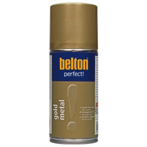belton Buntlack Perfect Gold Metal, seidenmatt, 150ml Dose.
