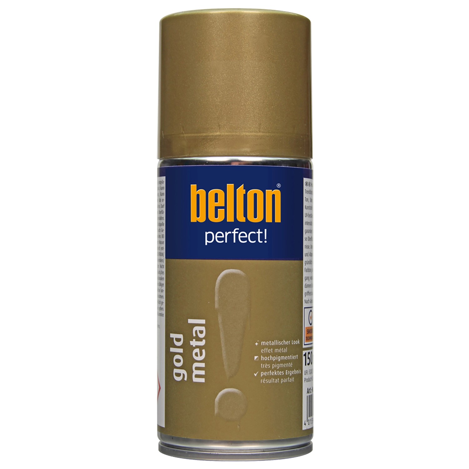 belton Buntlack Perfect Gold Metal Seidenmatt 150 ml