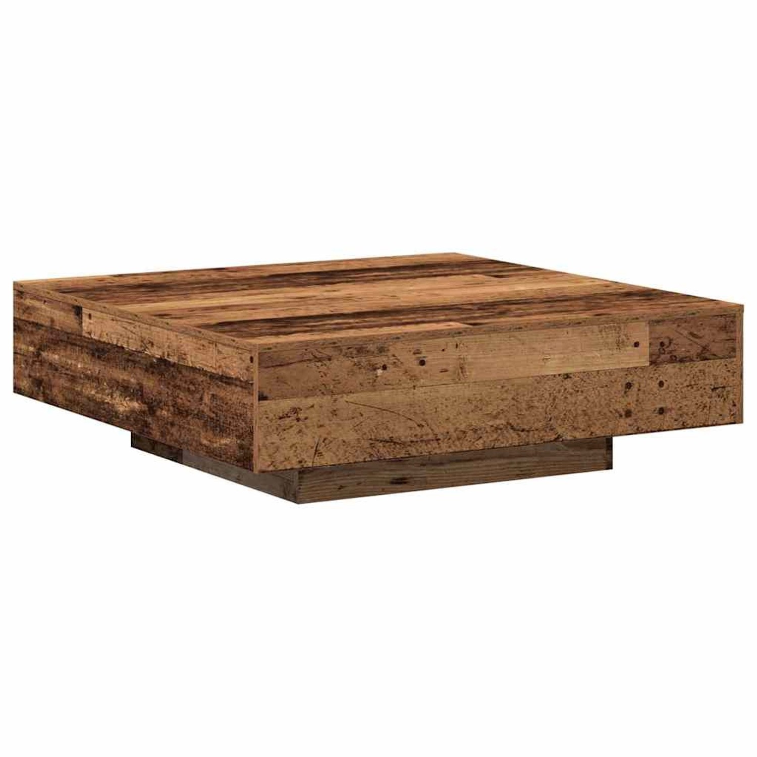 vidaXL Couchtisch Altholz 100 x 100 x 31 cm Holzwerkstoff 863003 günstig online kaufen