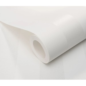 Rolle Erismann Vliestapete Melissa Dylis Weiß mit dezenten Streifen.