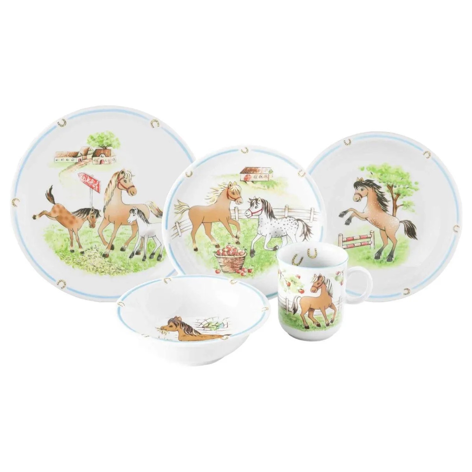 Seltmann Weiden Compact Kindergeschirr Set 5-teilig Mein Pony