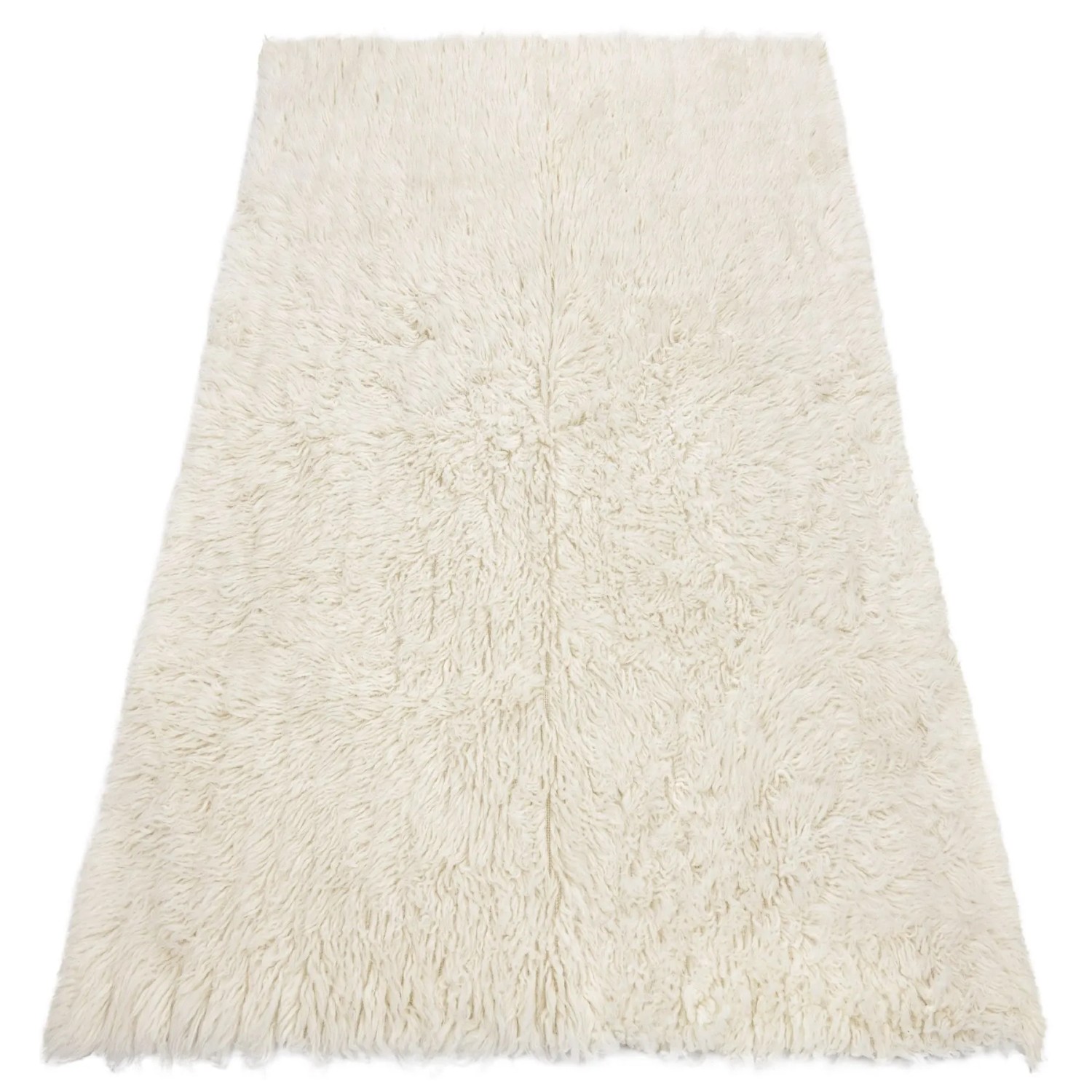 RugsX Flokati Wolle Beige 150cm 200cm