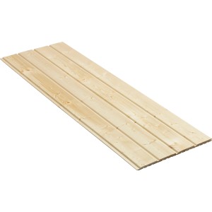 Unbehandeltes Profilholz Softline, Fichte/Tanne, 14x121x2100 mm, für Wand- und Deckenverkleidung.