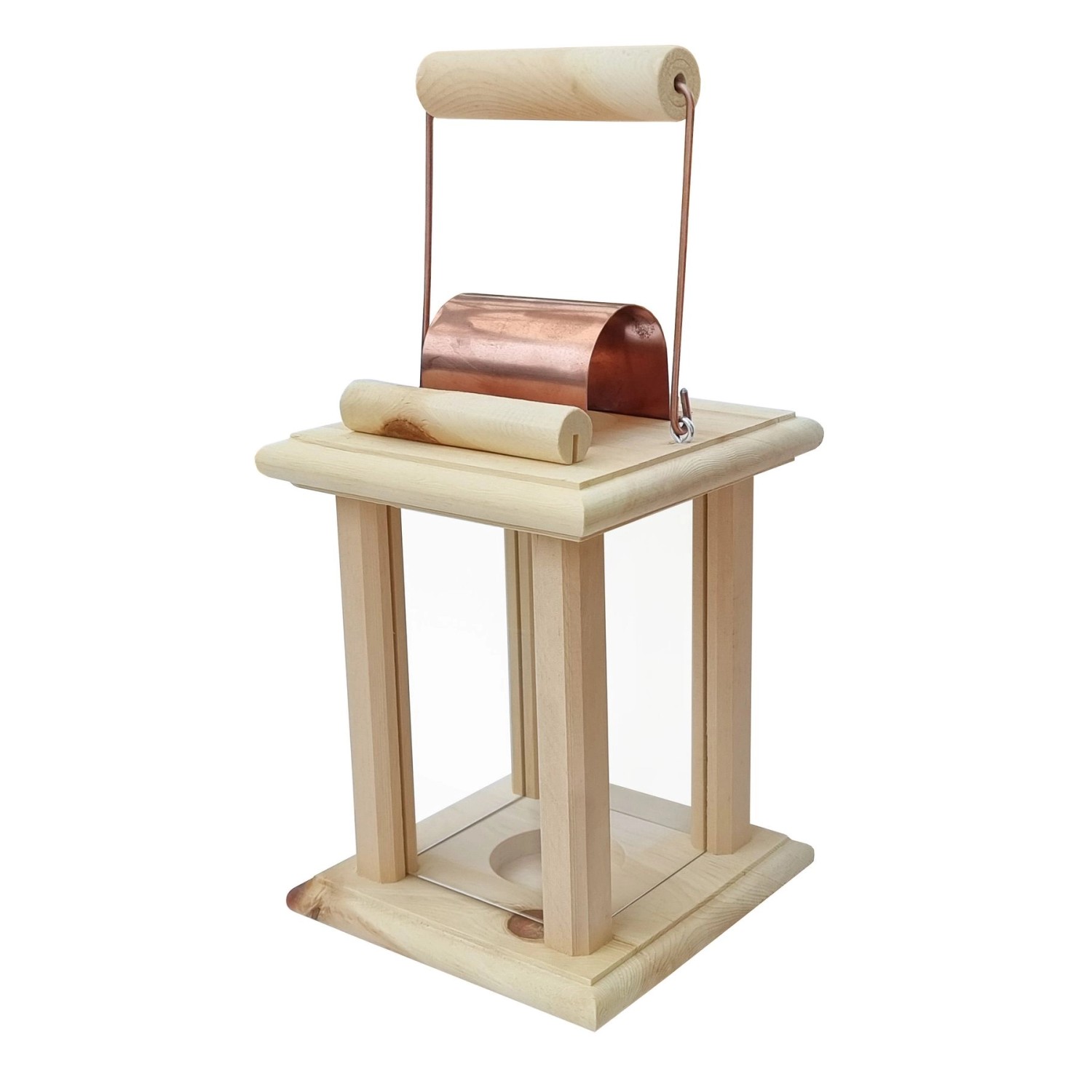 Erst-Holz Schöne Zirbenholzlaterne für Innenräume und Draußen als Dekoratio günstig online kaufen