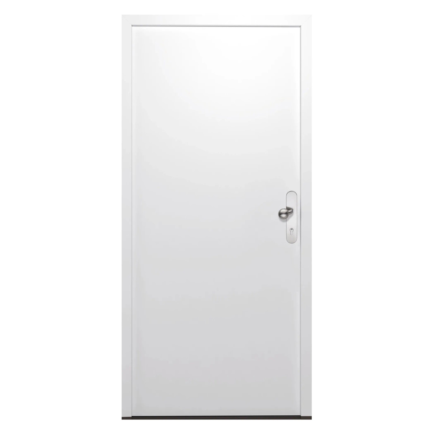 Hörmann Sicherheitstür KSI Thermo46 Verkehrsweiß 87,5 cm x 200 cm DIN R