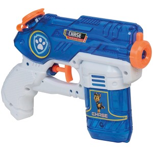 Happy People Wasserpistole Paw Patrol, 19 cm, blau-weiße Wasserspritze mit Chase-Motiv.