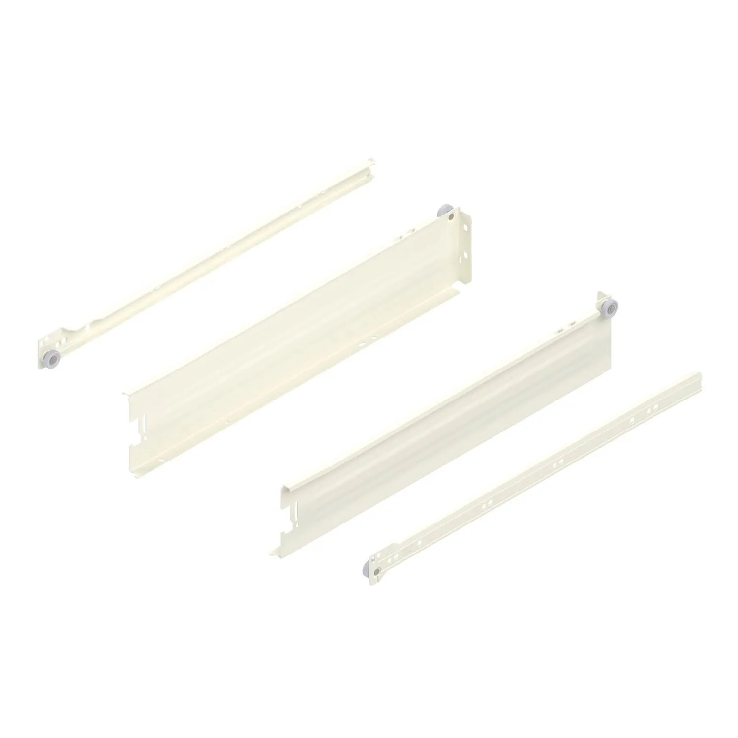 Blum Zarge Metabox M 320 Schraubversion Teilauszug Nennlänge 450 mm Cremeweiß