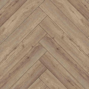 Anaturo Vinylboden Mio 55 Click Plus Eiche Varese Fischgrät verlegt.