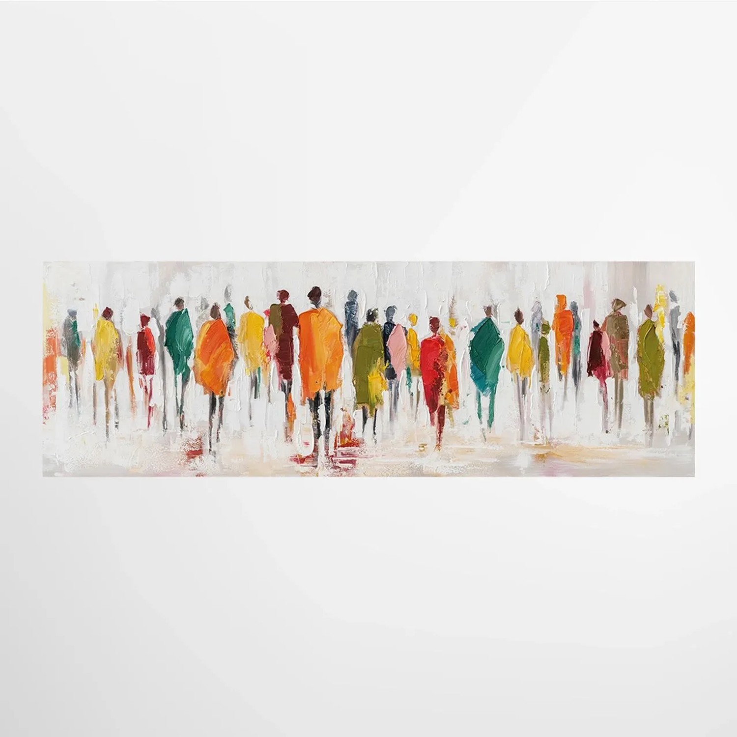 ArtUniverse Leinwandbild Farben Der Begegnungen II 50 x 150 cm