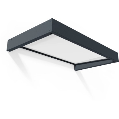 Canopia Vordach Sophia 17 cm x 160 cm x 95 cm Anthrazit