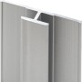 Schulte Flächenverbinder Alunatur für DecoDesign Duschrückwand, Detailansicht.