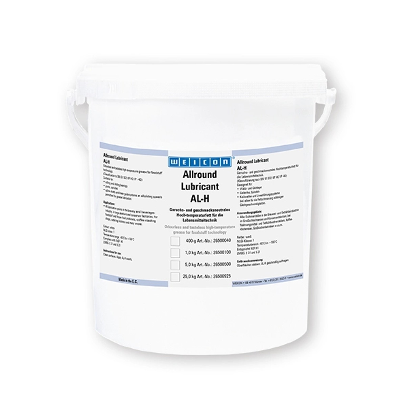 WEICON Allround-Lubricant 5 kg AL-H 5000, Lebensmittelfett