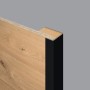 Egger Winkelleiste Decowall WL537 in Schwarz für Wandpaneele, Detailansicht.