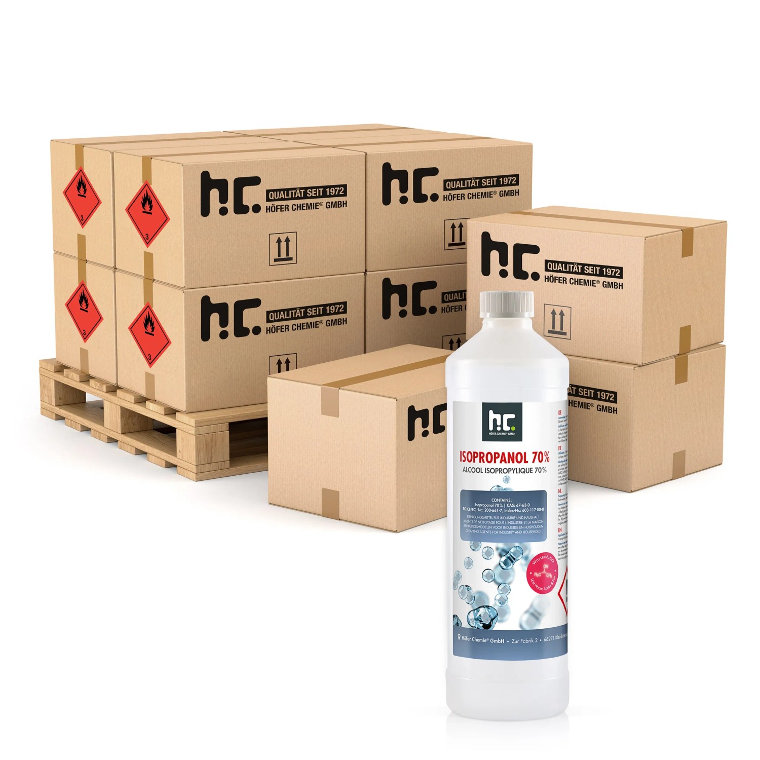 Höfer Chemie Isopropanol 70% 240 x 1l