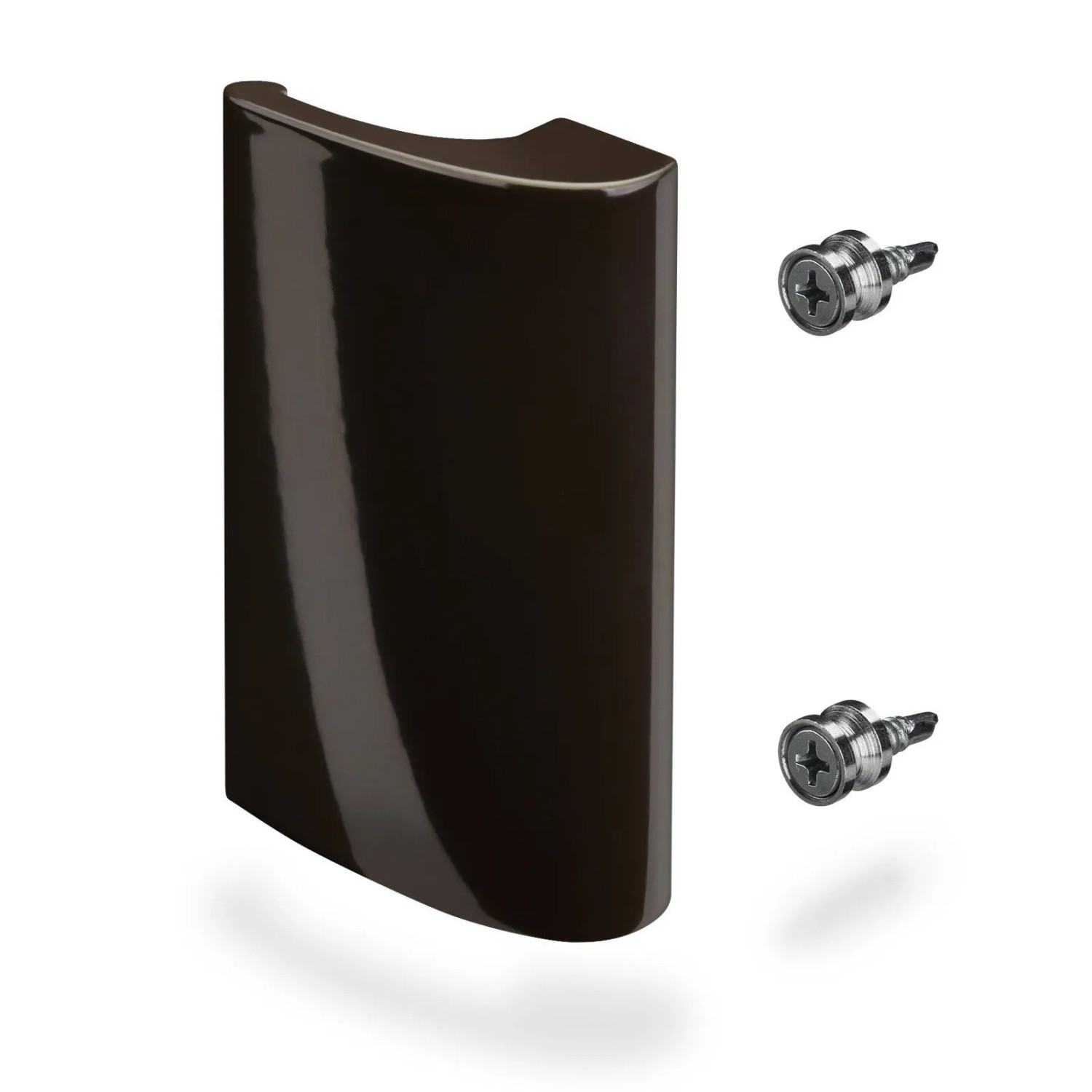 SOTECH Balkontürgriff SEJA 82 x 52,5 x 20 mm BA 48 mm Aluminium Verdeckte Verschraubung Braun