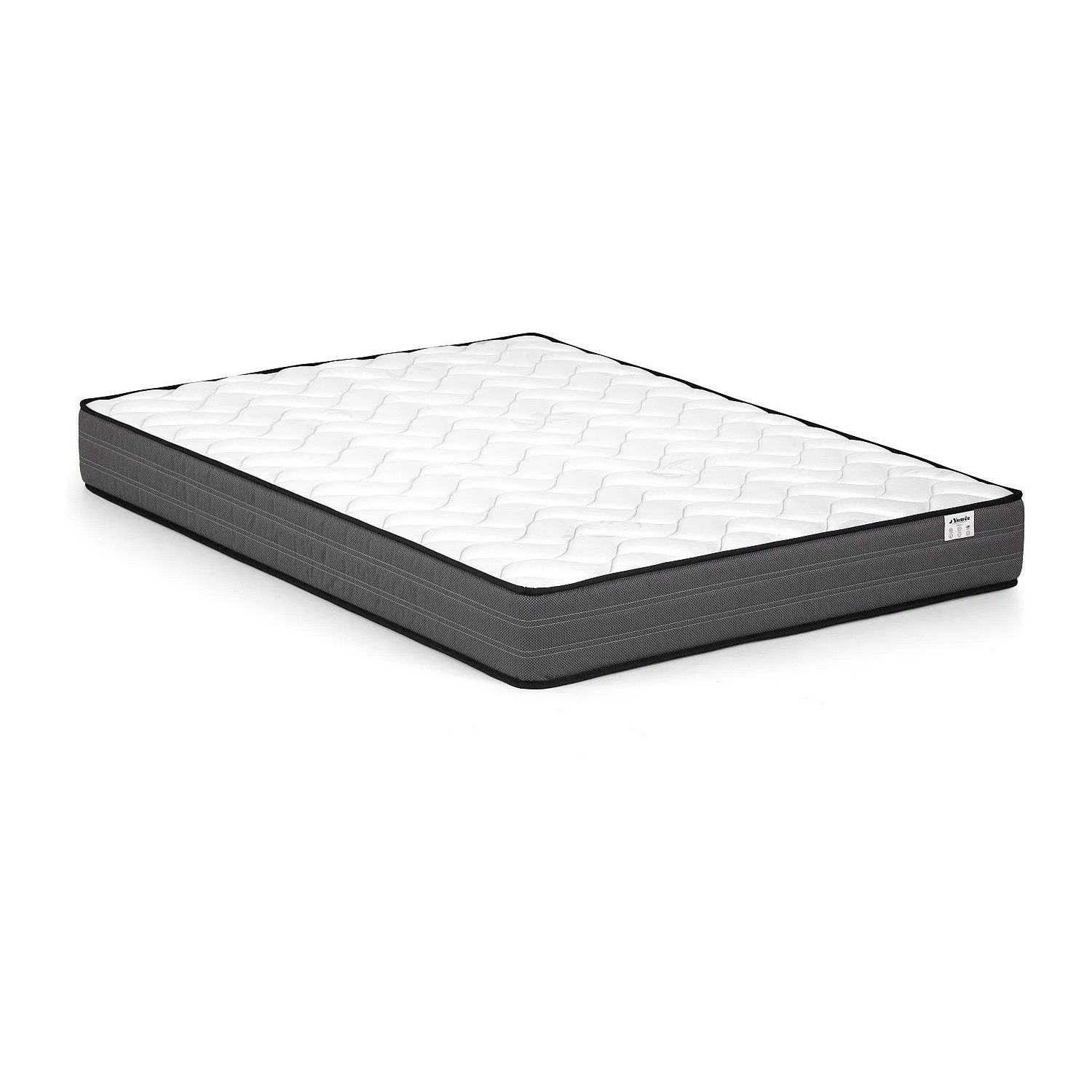 Vente-unique Standardmatratze Ambracie Weiß 200 cm