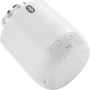 Eurotronic Comet Zero Bluetooth Thermostat zur Heizungs-Installation. Weißes Gehäuse mit Plus- und Minustasten.