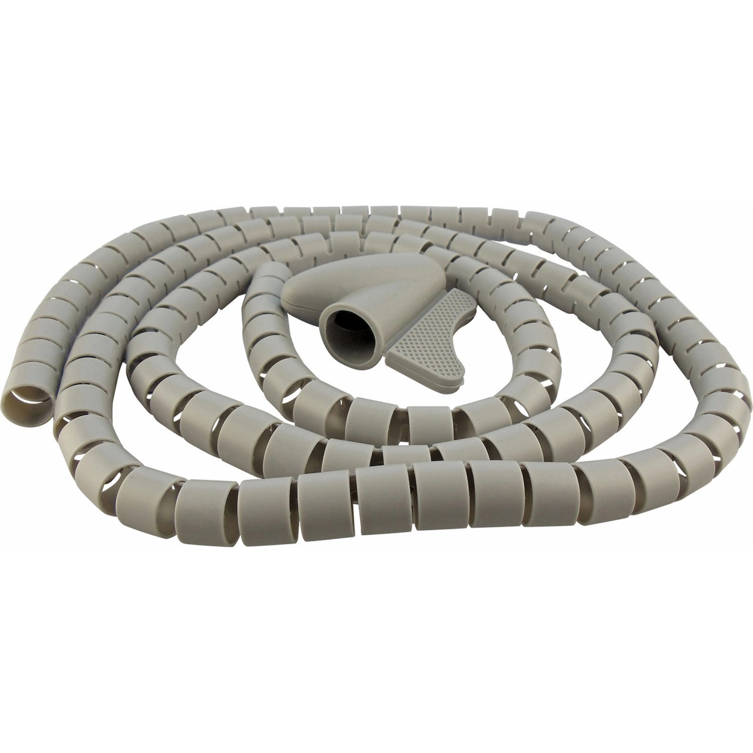 Schwaiger® Kabelspiralschlauch (Ø 28 mm) Grau