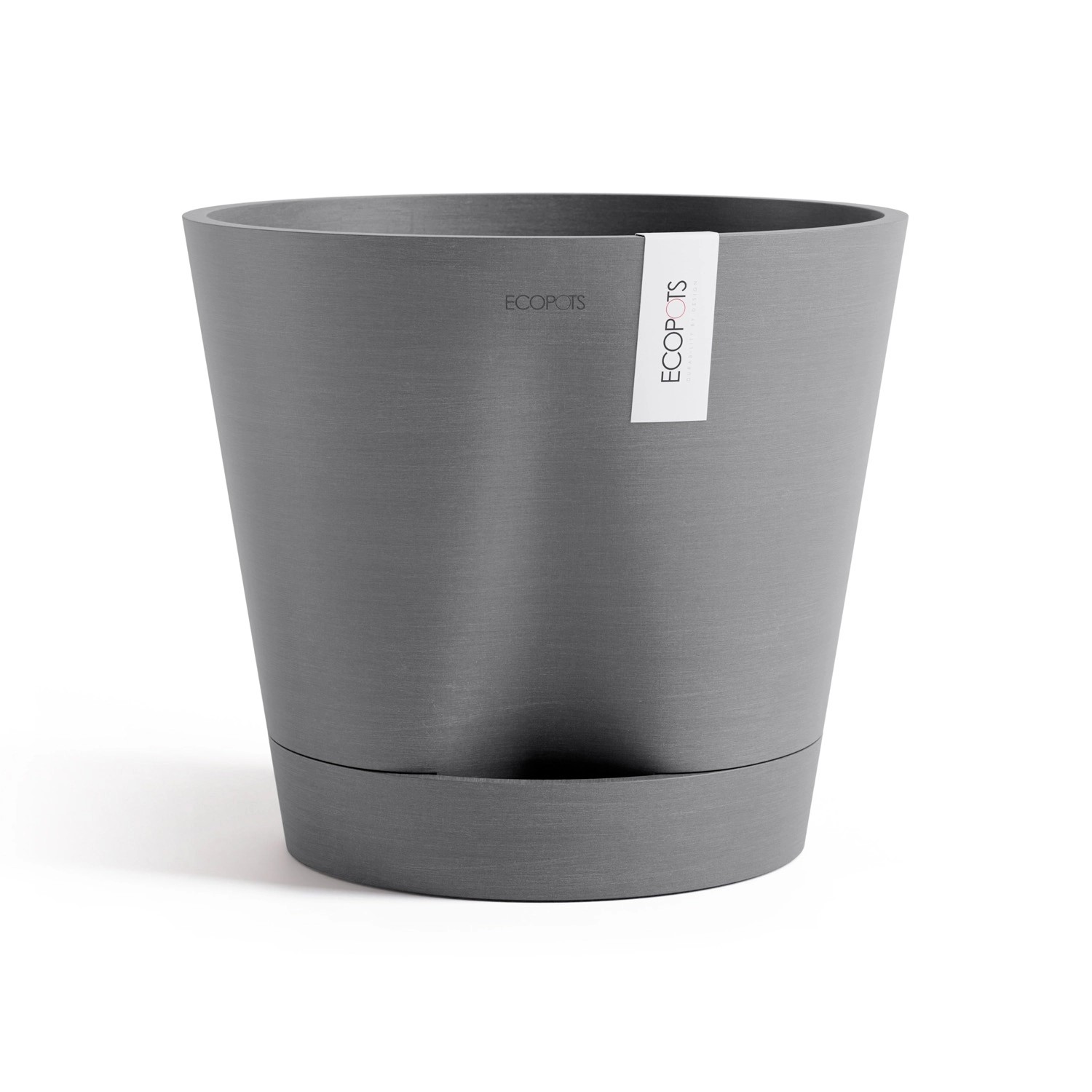 Ecopots Pflanztopf Venice 2 Grau 30 cm x 26,3 cm