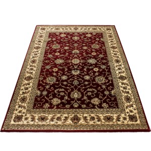 Roter Ayyildiz Orientteppich Marrakesh (300x400 cm) mit floralem Muster.