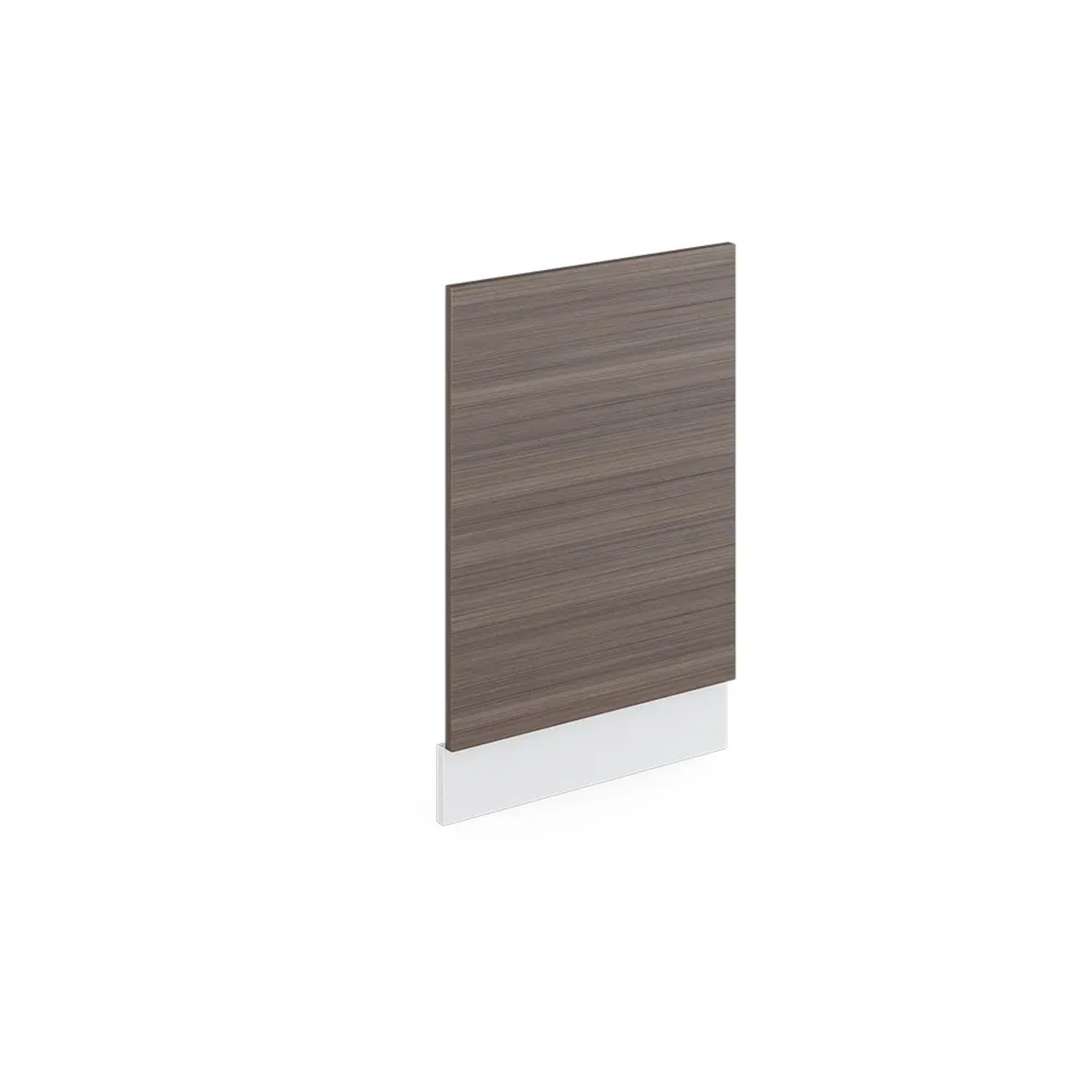 Vicco Frontblende R-Line Geschirrspüler Fronttür Grau/Weiß 45 cm ohne Arbeitsplatte
