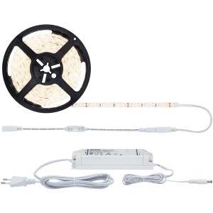 Paulmann LED-Power Strip Set, 5 m, 50 W, warmweiß, auf Rolle mit Zubehör.