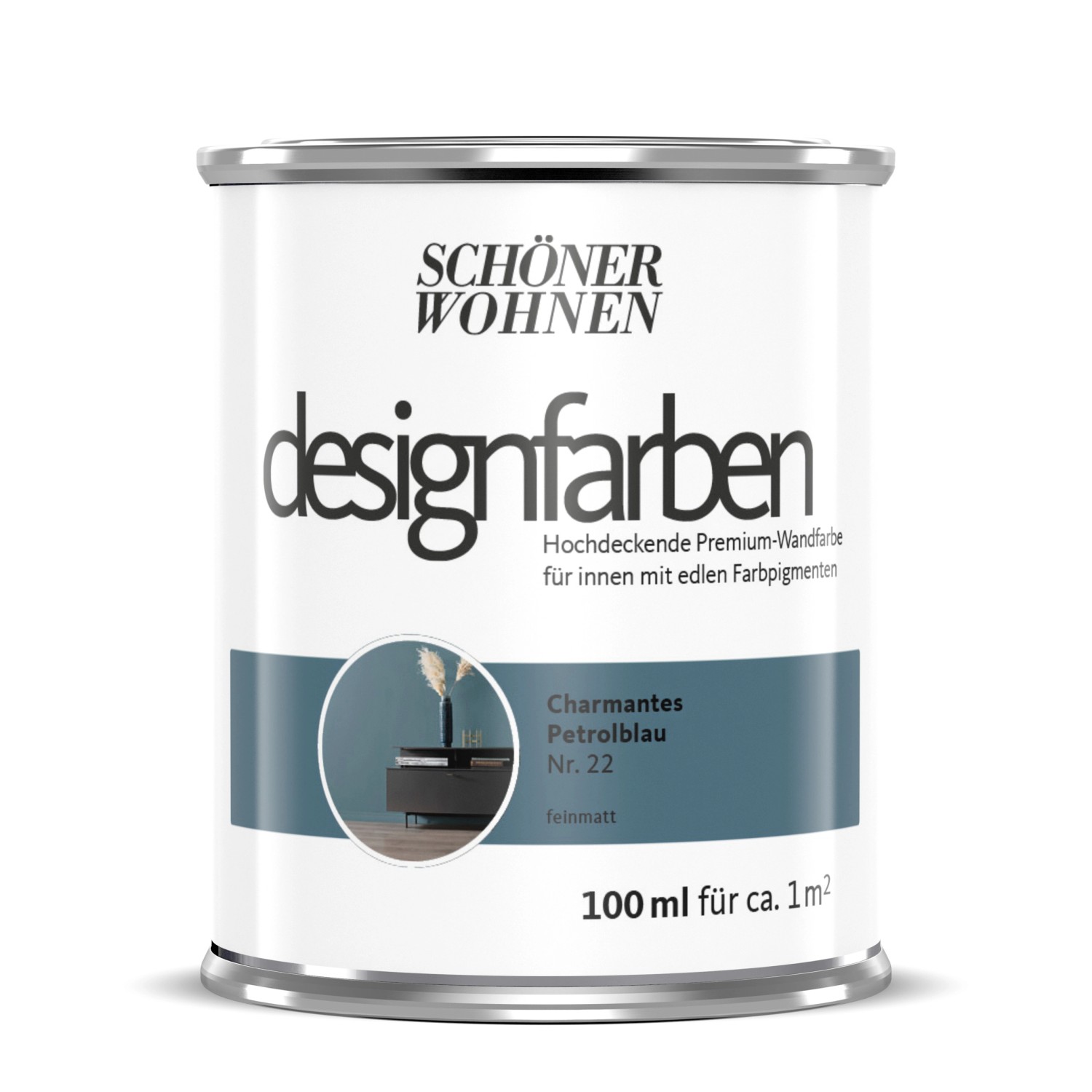 Schöner Wohnen Designfarben Charmantes Petrolblau 100 ml