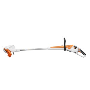 Stihl Akku-Freischneider FSA 30 Set mit Akku und Ladegerät, orange/weiß.