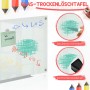 Vinsetto Whiteboard aus Glas mit Stiften, Magneten und Schwamm für Büro und mehr.