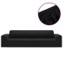 Schwarze vidaXL Stretch Sofahusse für 4-Sitzer Sofa aus Polyester-Jersey.