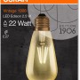 Osram LED-Leuchtmittel E27 ST64, 2,5W, extra warmweiß, 220 lm. Vintage Edison Glühbirne für stimmungsvolles Licht.