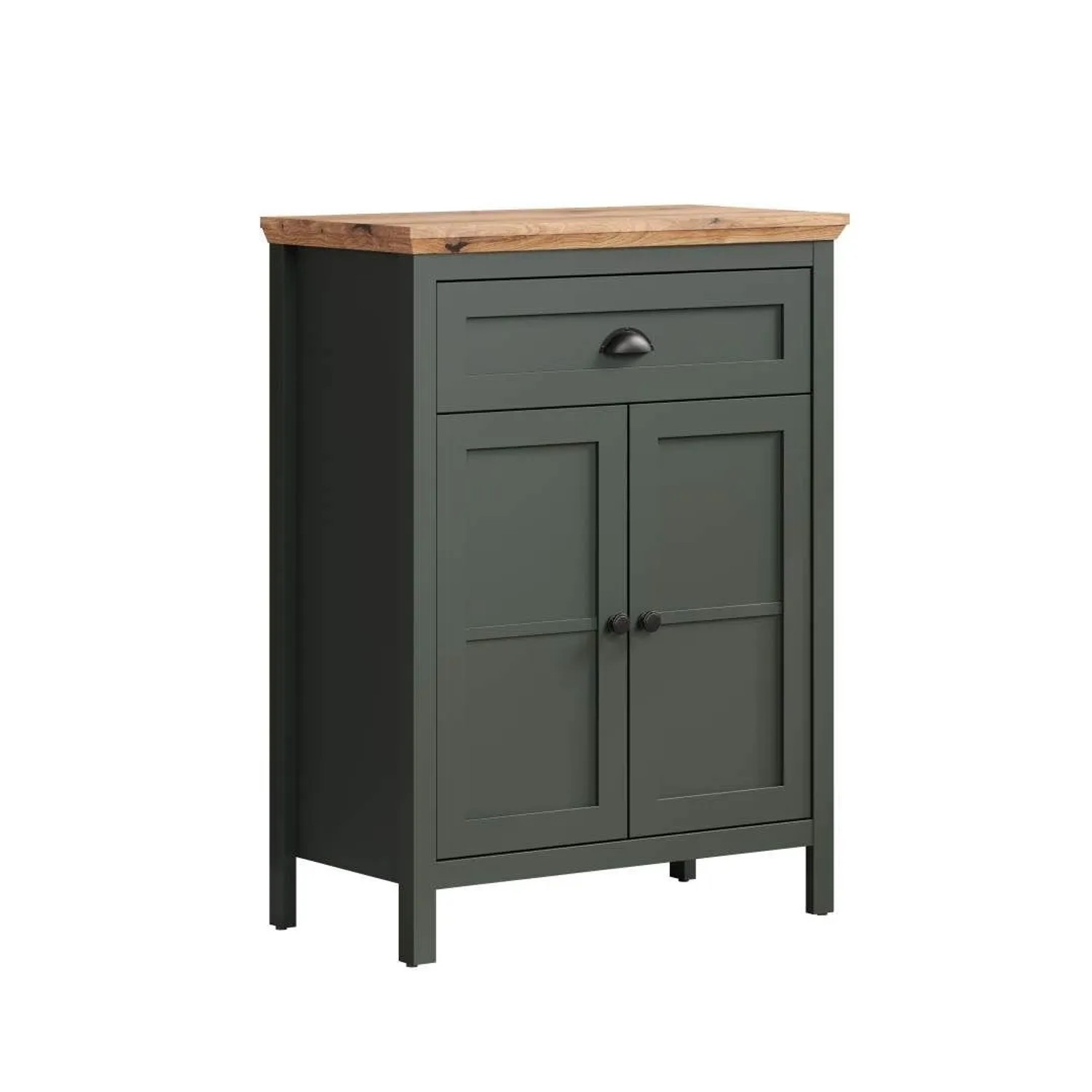 ebuy24 Stanton Kommode Grün Eiche Dekor