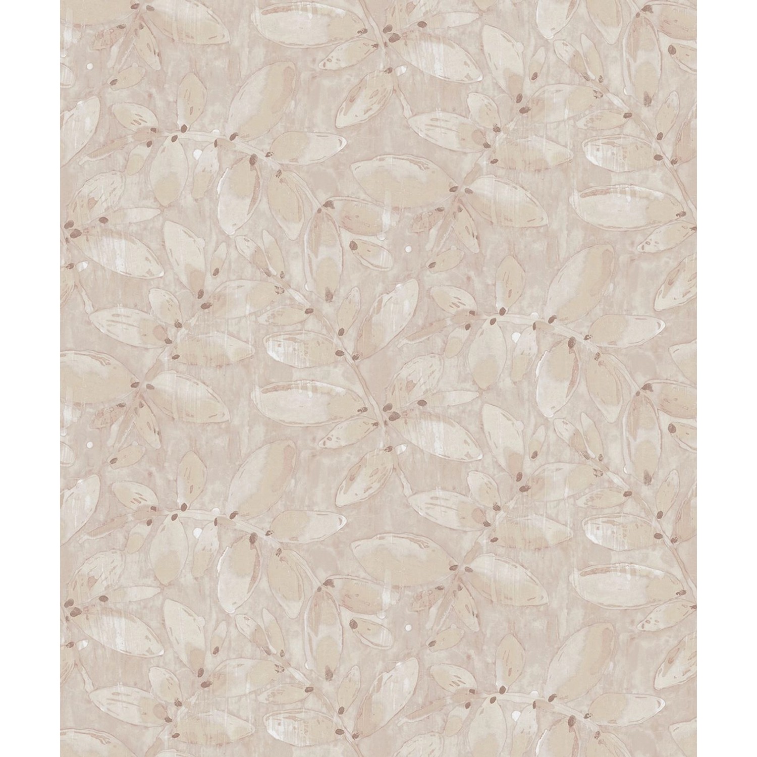 Sanders & Sanders Tapete Gezeichnete Blätter Beige 53 Cm X 1005 M - 640748 günstig online kaufen
